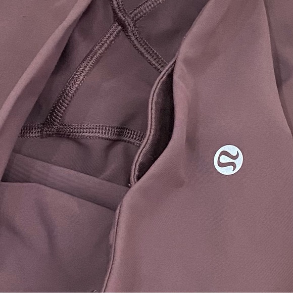 LULULEMON All The Right Places Crop II Figue Mauve Size 8 - Picture 12 of 16